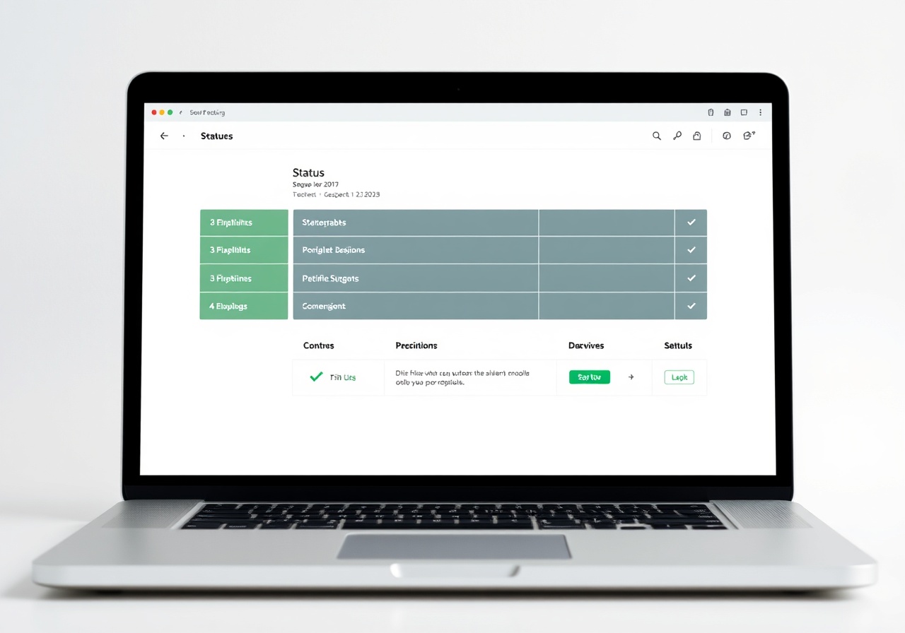 SystemPulse custom status page dashboard showing real-time service health metrics and incident timelines